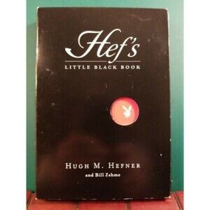 Hef's Little Black Book by Hugh M. Hefner and Bill Zehme 2004 Hardcover